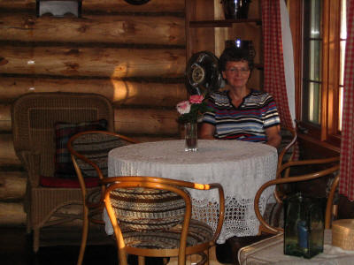 Dining Room Looking over Red Lake, Ute Fahlgren